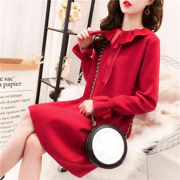 spring autumn women's knitted dress sweet and loose all-match korean style small fresh for women qs579 210507, Black;gray
spring autumn women's knitted dress sweet and loose all-match korean style small fresh for women qs579 210507, Black;gray