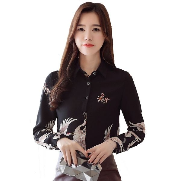 dress women shirt long sleeve printed chiffon blouses blusas female shirts plus size, White
dress women shirt long sleeve printed chiffon blouses blusas female shirts plus size, White