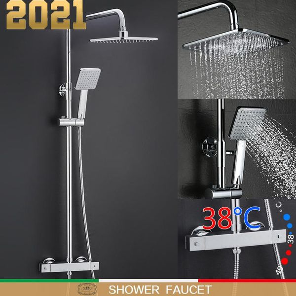shower system bathroom thermostat faucet mixer tap waterfall wall mount thermostatic sets
shower system bathroom thermostat faucet mixer tap waterfall wall mount thermostatic sets