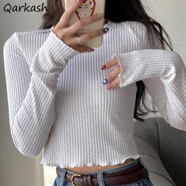 women's t-shirt women simple t-shirts basic long sleeve slim o-neck crop leisure underwear females tees trendy all-match ulzzang 2021 e, White
women's t-shirt women simple t-shirts basic long sleeve slim o-neck crop leisure underwear females tees trendy all-match ulzzang 2021 e, White