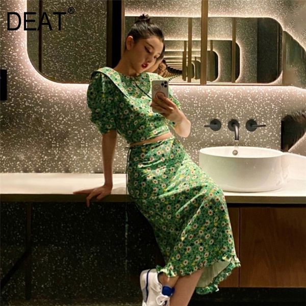 half-body skirt two pieces suit peter pan collar short sleeve slim women printing fashion tide summer 7e0885 210421, White
half-body skirt two pieces suit peter pan collar short sleeve slim women printing fashion tide summer 7e0885 210421, White