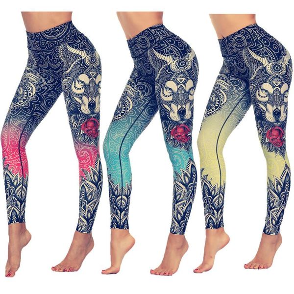 original wolf print leggings women yoga pants gym fitness sports wear elastic tight men's, Black
original wolf print leggings women yoga pants gym fitness sports wear elastic tight men's, Black