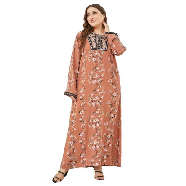 plus size dresses elegant casual sets arabic women's clothing large suit female robe muslim wear long sleeve autumn floral, Black
plus size dresses elegant casual sets arabic women's clothing large suit female robe muslim wear long sleeve autumn floral, Black