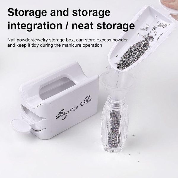 nail art kits dip powder sequin rhinestone recycling box white glitter magic mirror container manicure portable tslm1
nail art kits dip powder sequin rhinestone recycling box white glitter magic mirror container manicure portable tslm1