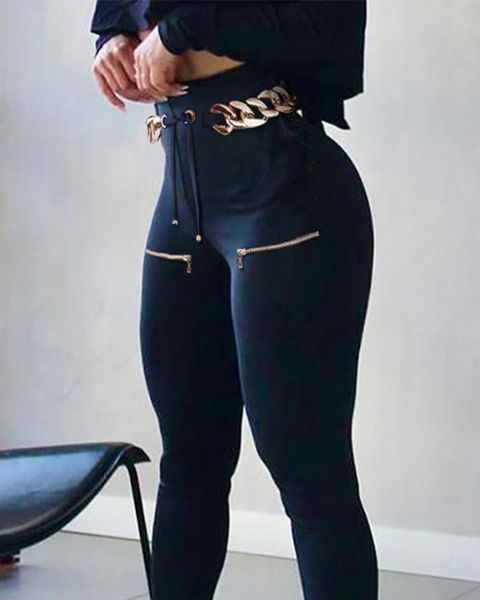 women's pants & capris high waist chain decor eyelet drawstring zipper skinny women autumn summer 2021 fashion, Black;white
women's pants & capris high waist chain decor eyelet drawstring zipper skinny women autumn summer 2021 fashion, Black;white