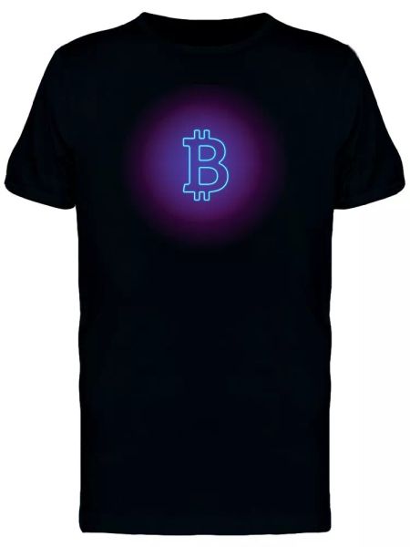 Neon Blue Bitcoin Sign Men's Tee -Image by Shutterstock, White;black
Neon Blue Bitcoin Sign Men's Tee -Image by Shutterstock, White;black