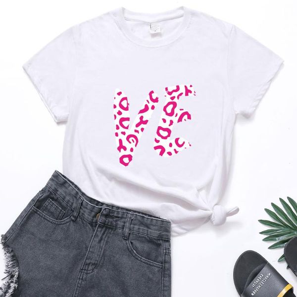 women's t-shirt female casual love couple tshirt valentine's day lover summer short sleeve tee, White
women's t-shirt female casual love couple tshirt valentine's day lover summer short sleeve tee, White