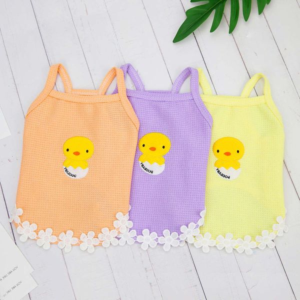 21 yellow duckling sling dog spring and summer teddy pet clothes 
21 yellow duckling sling dog spring and summer teddy pet clothes