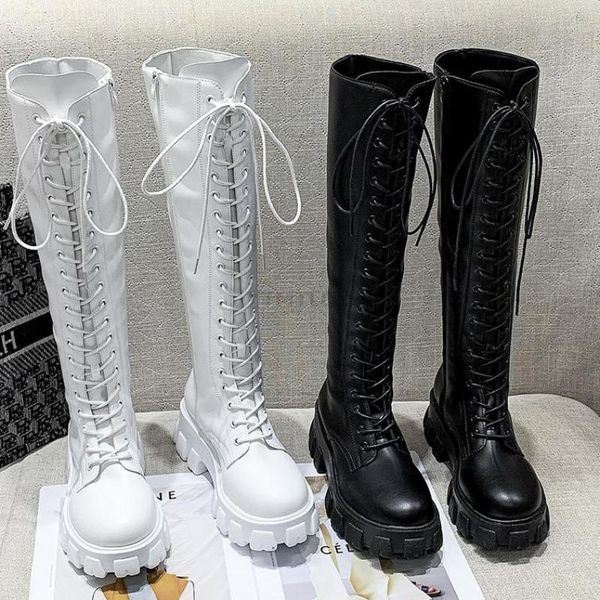 boots 2021 thicken winter knight women knee high long square heel retro motorcycle black white botas mujer
boots 2021 thicken winter knight women knee high long square heel retro motorcycle black white botas mujer