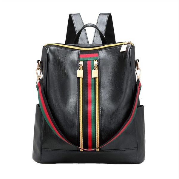 women fashion stree solid waterproof zipper shoulder bag backpack girls casual travel pu leather leisure
women fashion stree solid waterproof zipper shoulder bag backpack girls casual travel pu leather leisure