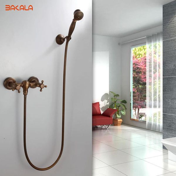 luxury antique brass rainfall shower set faucet + tub mixer tap handheld wall mounted hy-697 bathroom sets
luxury antique brass rainfall shower set faucet + tub mixer tap handheld wall mounted hy-697 bathroom sets