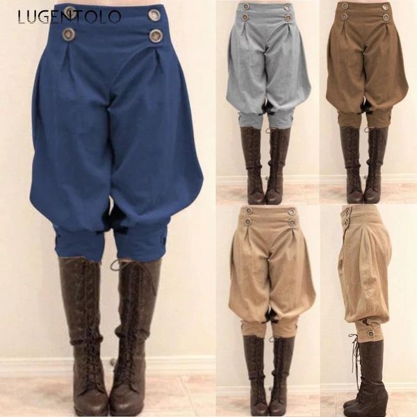 women's pants & capris lugentolo high waist spring autumn thin vintage solid casual trousers bloomers female double breasted street, Black;white
women's pants & capris lugentolo high waist spring autumn thin vintage solid casual trousers bloomers female double breasted street, Black;white