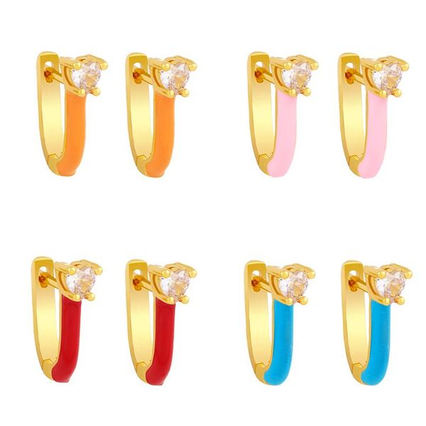 hoop & huggie flola copper colorful earrings for women white stone enamel gold gifts wholesale jewelry ersx96, Golden;silver
hoop & huggie flola copper colorful earrings for women white stone enamel gold gifts wholesale jewelry ersx96, Golden;silver