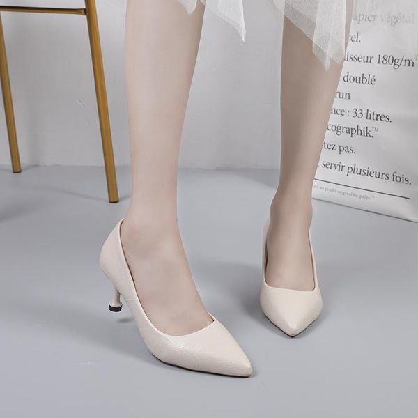 dress shoes women high heels pu leather pumps fashion shallow mouth pointed toe block heel ladies party, Black
dress shoes women high heels pu leather pumps fashion shallow mouth pointed toe block heel ladies party, Black