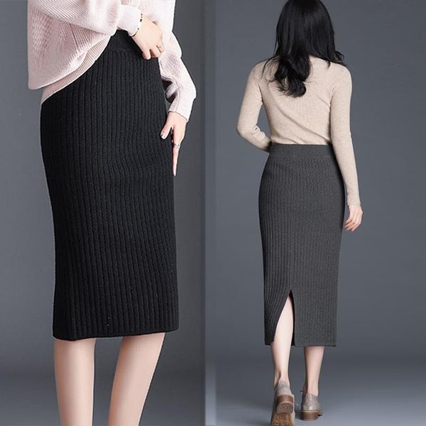 skirts women sweater skirt pencil midi knitted high waist womens winter split bottoms woman office jupe vintage femme, Black
skirts women sweater skirt pencil midi knitted high waist womens winter split bottoms woman office jupe vintage femme, Black