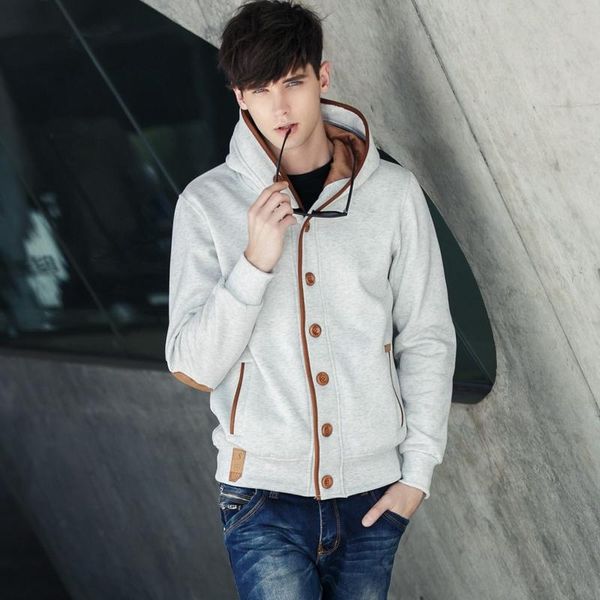 men's jackets mens casual button hooides 2021 brand men clothing male solid sweatshirts hooded jacket streetwear fashion hoodie, Black;brown
men's jackets mens casual button hooides 2021 brand men clothing male solid sweatshirts hooded jacket streetwear fashion hoodie, Black;brown
