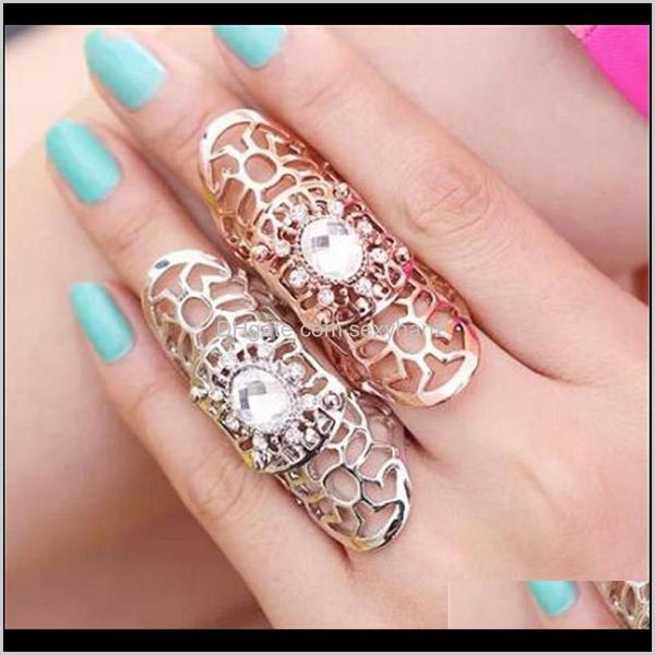 cluster drop delivery 2021 crystal joint ring designs rose gold jewelry personality finger rings hand fashion accessories christmas 9jfbn, Golden;silver
cluster drop delivery 2021 crystal joint ring designs rose gold jewelry personality finger rings hand fashion accessories christmas 9jfbn, Golden;silver