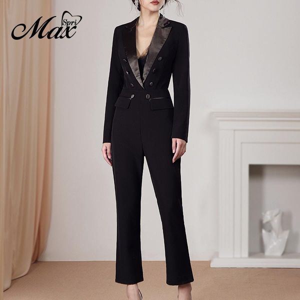 women's jumpsuits & rompers max spri 2021 office lady fashion women deep v slim long sleeve button pocket boot-cut, Black;white
women's jumpsuits & rompers max spri 2021 office lady fashion women deep v slim long sleeve button pocket boot-cut, Black;white