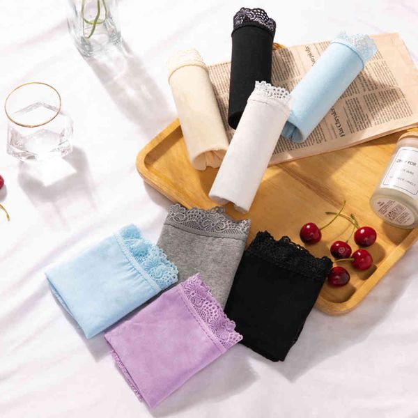 underwear summer thin breathable female cotton crotch low waist lace girl traceless briefs head, Black;pink
underwear summer thin breathable female cotton crotch low waist lace girl traceless briefs head, Black;pink