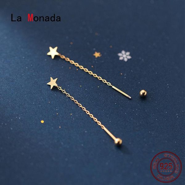 stud la monada women silver earrings 925 star tassel for girls korean jewelry minimalist female, Golden;silver
stud la monada women silver earrings 925 star tassel for girls korean jewelry minimalist female, Golden;silver