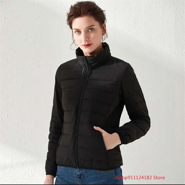 women's jackets thin down jacket light and short 2021 korean style lightweight stand-up collar outdoor sports large size, Black;brown
women's jackets thin down jacket light and short 2021 korean style lightweight stand-up collar outdoor sports large size, Black;brown