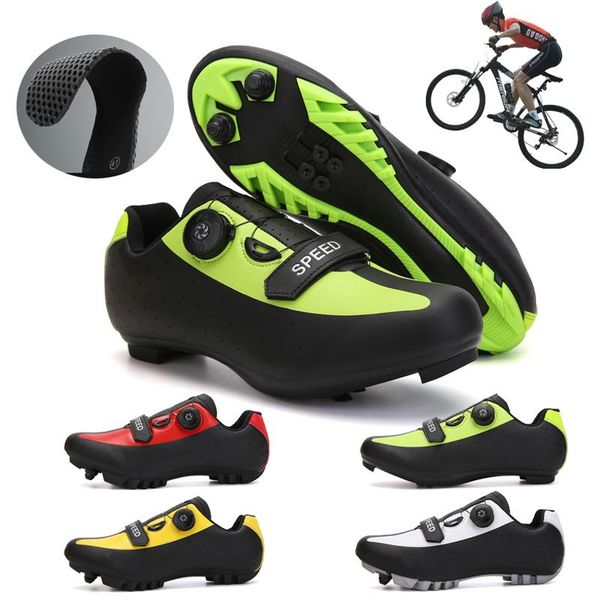 couple outdoor sports road bike shoes speed non-slip breathable training mountain bicycle cycling footwear, Black
couple outdoor sports road bike shoes speed non-slip breathable training mountain bicycle cycling footwear, Black