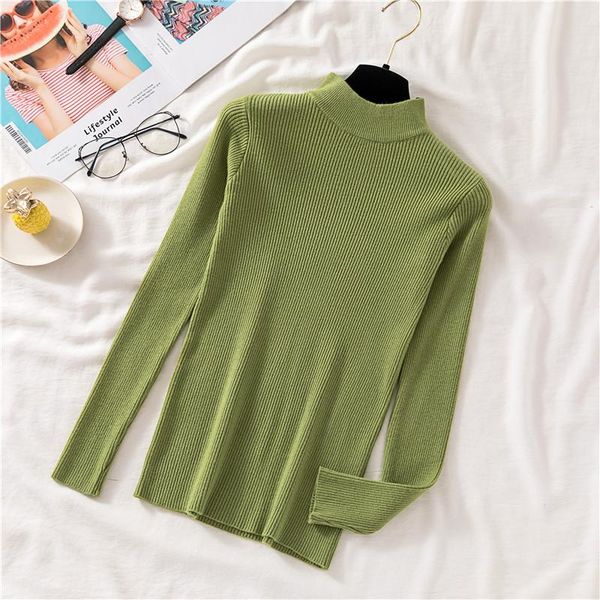 women's blouses & shirts women long sleeve solid half turtleneck knitted basic ruffles sweater shirt lady elastic slim tight pullover c, White
women's blouses & shirts women long sleeve solid half turtleneck knitted basic ruffles sweater shirt lady elastic slim tight pullover c, White