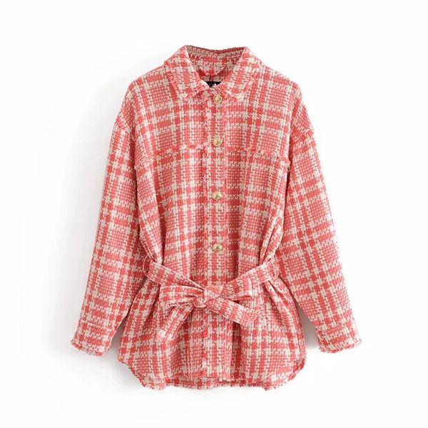 autumn women fashion sashes plaid tweed jacket stylish chic red button-up coats girls chic outerwear casual streetwear, Black;brown
autumn women fashion sashes plaid tweed jacket stylish chic red button-up coats girls chic outerwear casual streetwear, Black;brown