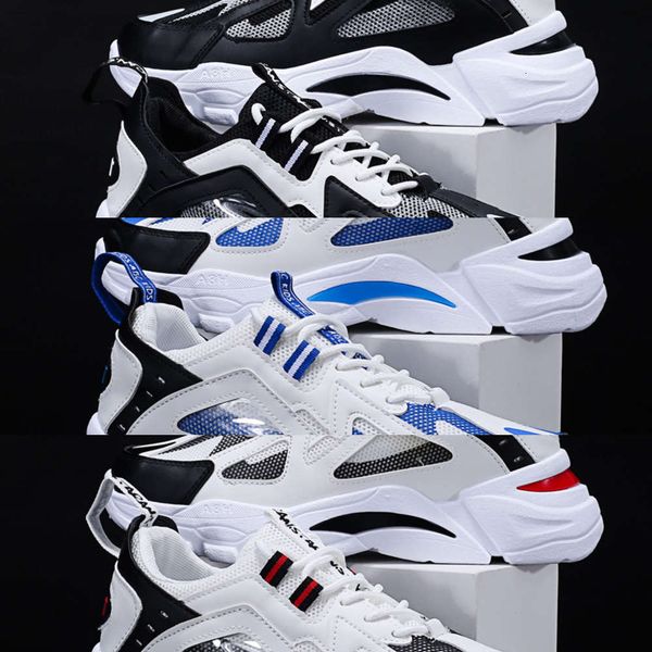 Casual shoes Zhi2021 spring new men's shoes sports dad breathable mesh board casual C57G, Black
Casual shoes Zhi2021 spring new men's shoes sports dad breathable mesh board casual C57G, Black