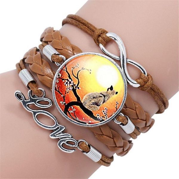 charm bracelets 2021 multi-layer braided bracelet, multicolor, cat, bird on branch, lady, glass leather bracelet, Golden;silver
charm bracelets 2021 multi-layer braided bracelet, multicolor, cat, bird on branch, lady, glass leather bracelet, Golden;silver