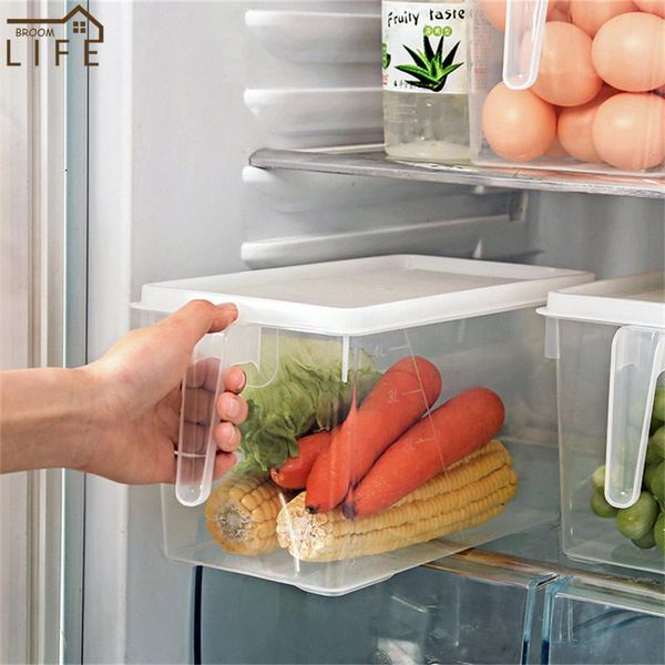 4.3l high-capacit storage container plastic kitchen refrigerator fruit fresh box tank transparent sealed boxes bottles & jars
4.3l high-capacit storage container plastic kitchen refrigerator fruit fresh box tank transparent sealed boxes bottles & jars