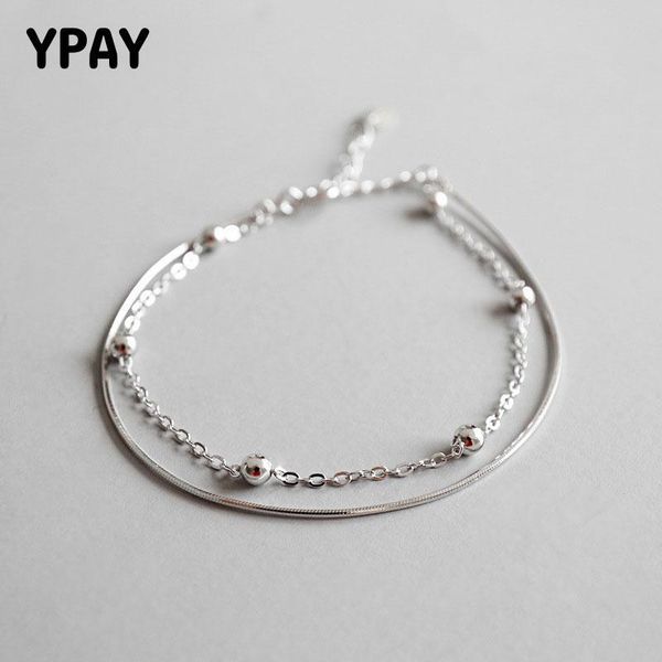ypay double layer beads ankle bracelet silver 925 fine jewelry for women trendy snake & link chain anklets drop yma003, Red;blue
ypay double layer beads ankle bracelet silver 925 fine jewelry for women trendy snake & link chain anklets drop yma003, Red;blue