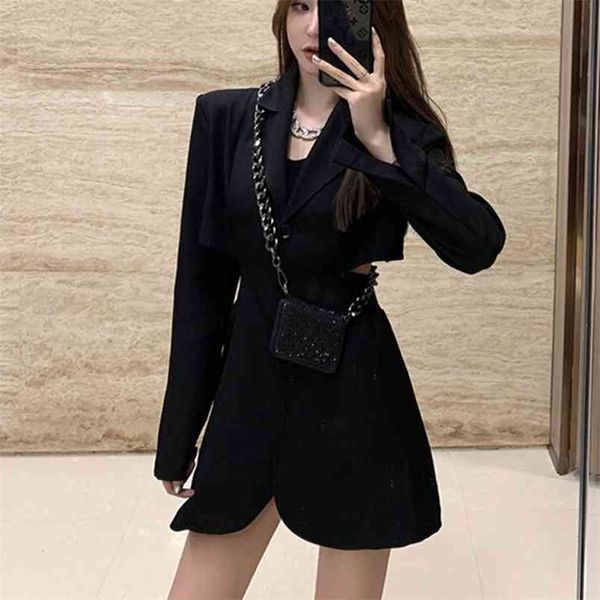 autumn korean fashion casual suit coat women slim solid color notched collar blazer ladies office lady work outerwear 210514, White;black
autumn korean fashion casual suit coat women slim solid color notched collar blazer ladies office lady work outerwear 210514, White;black
