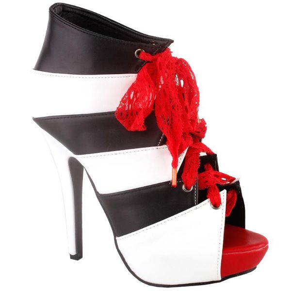 story women's lace-up peep toe platform stiletto ankle bootie party pump dress shoes, Black
story women's lace-up peep toe platform stiletto ankle bootie party pump dress shoes, Black