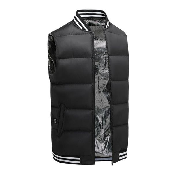 women men hiking electric heating vest usb charging skiing fishing winter warm washable riding infrared outdoor sports men's vests, Black;white
women men hiking electric heating vest usb charging skiing fishing winter warm washable riding infrared outdoor sports men's vests, Black;white