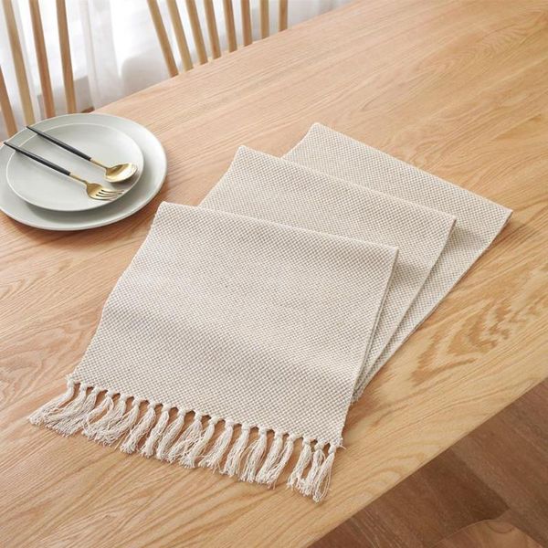 table cloth 2 sizes runner with tassels cotton linen rustic woven dining delicately hemmed edge for home bar canteen
table cloth 2 sizes runner with tassels cotton linen rustic woven dining delicately hemmed edge for home bar canteen