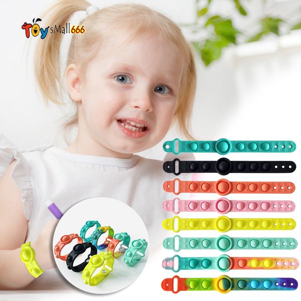 children's dimple bracelet pressure plate controller reliver stress wristband push bubble antistress fidget toys
children's dimple bracelet pressure plate controller reliver stress wristband push bubble antistress fidget toys