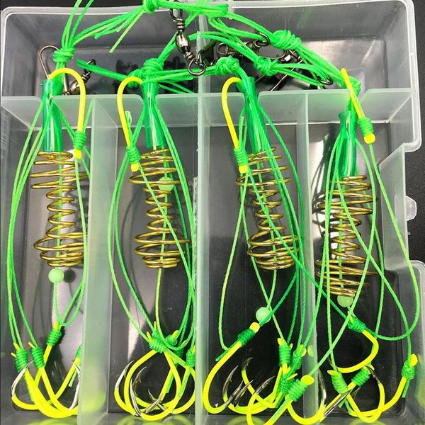 fishing hooks 4 pcs/set 100c high carbon hook feeder bomb proof hanging explosion fish bait plastic box packing combinat
fishing hooks 4 pcs/set 100c high carbon hook feeder bomb proof hanging explosion fish bait plastic box packing combinat