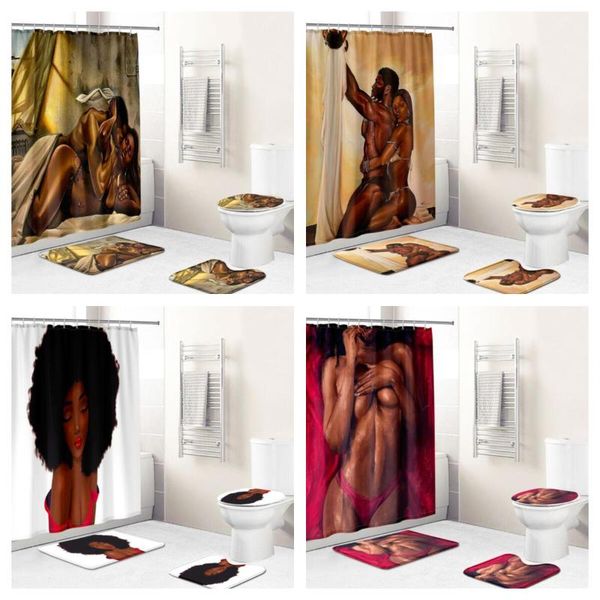 bath accessory set 3d printing lovers black waterproof fabric bathroom curtain shower cover non slip carpet toilet mat
bath accessory set 3d printing lovers black waterproof fabric bathroom curtain shower cover non slip carpet toilet mat