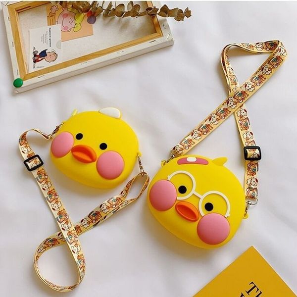 mins children's silicone hyaluronic acid duckling zero wallet lovely storage messenger bag accessories
mins children's silicone hyaluronic acid duckling zero wallet lovely storage messenger bag accessories