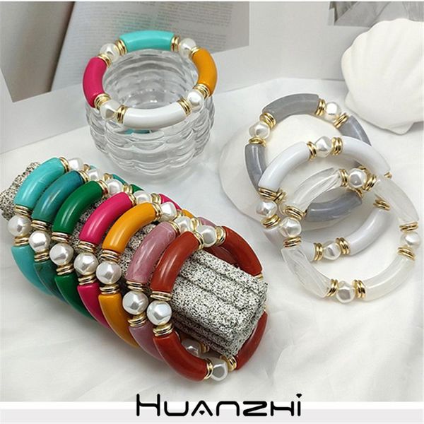 bangle huanzhi 2021 vintage exaggerate pearl beaded smooth colorful acrylic splicing round resin bracelet for women party jewelry, Black
bangle huanzhi 2021 vintage exaggerate pearl beaded smooth colorful acrylic splicing round resin bracelet for women party jewelry, Black