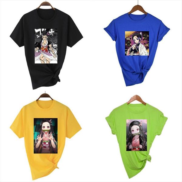 fine anime cartoon print japanese womens t shirt demon slayer exquisite fashion casual multicolor, White
fine anime cartoon print japanese womens t shirt demon slayer exquisite fashion casual multicolor, White
