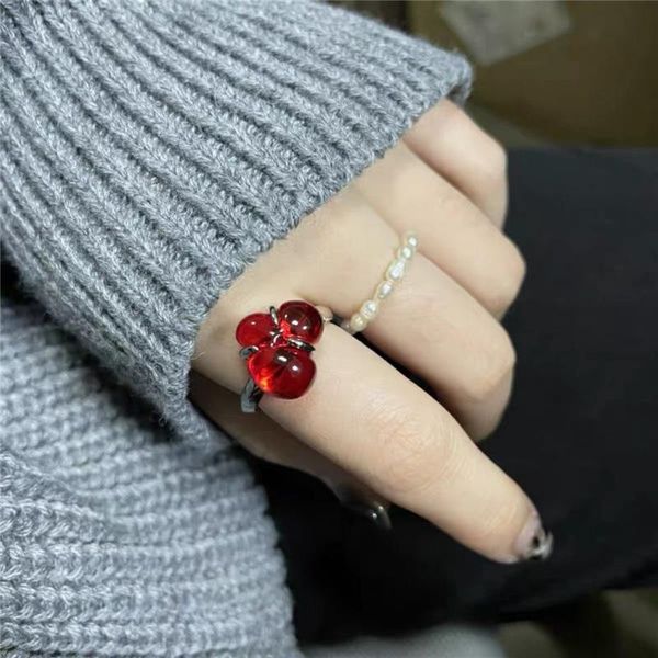 women fashion geometric heart shape red transparent resin metal opening rings for girls jewelry party accessories wedding, Slivery;golden
women fashion geometric heart shape red transparent resin metal opening rings for girls jewelry party accessories wedding, Slivery;golden