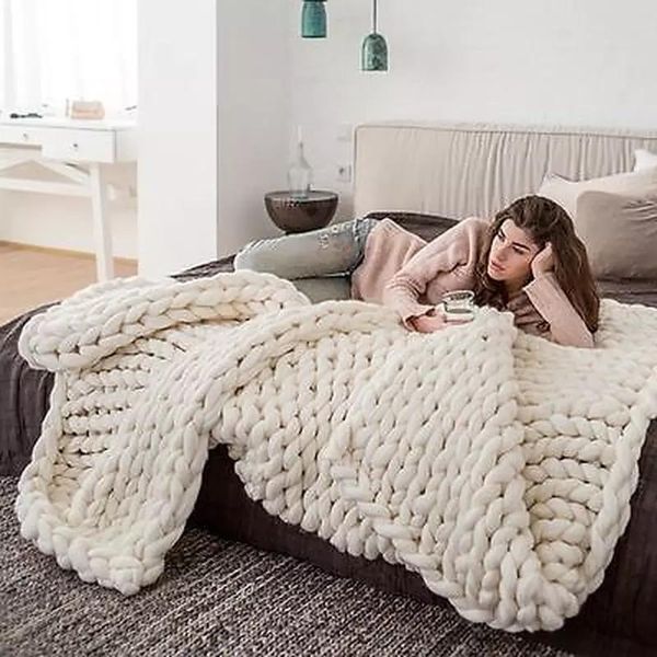 blankets 13color hand chunky knitted blanket thick yarn wool-like polyester bulky winter soft warm throw drop
blankets 13color hand chunky knitted blanket thick yarn wool-like polyester bulky winter soft warm throw drop