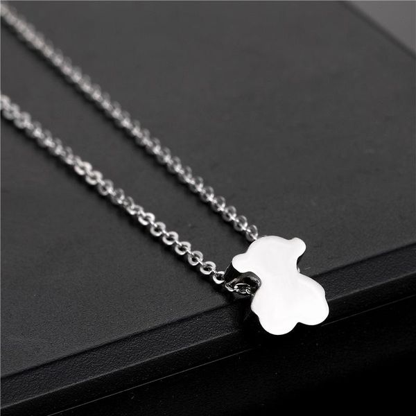 pendant necklaces stainless steel three-dimensional lucky animal small bear baby blessing necklace woman mother gift wedding jewelry, Silver
pendant necklaces stainless steel three-dimensional lucky animal small bear baby blessing necklace woman mother gift wedding jewelry, Silver