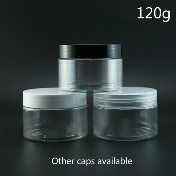 storage bottles & jars 120g plastic clear bottle empty cosmetic cream jar body lotion mask spice packaging coffee beans nuts containe
storage bottles & jars 120g plastic clear bottle empty cosmetic cream jar body lotion mask spice packaging coffee beans nuts containe