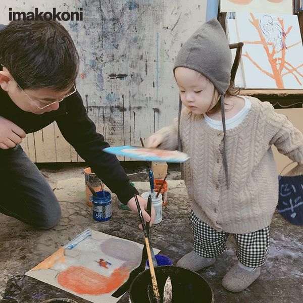 imakokoni original children's clothing harlan trousers men and women autumn winter japanese black white plaid casual wid, Blue
imakokoni original children's clothing harlan trousers men and women autumn winter japanese black white plaid casual wid, Blue