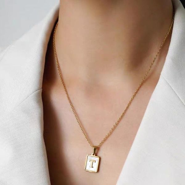 chains all-match letter name plate pendant necklace daily simple square necklaces classic retro women chokers, Silver
chains all-match letter name plate pendant necklace daily simple square necklaces classic retro women chokers, Silver