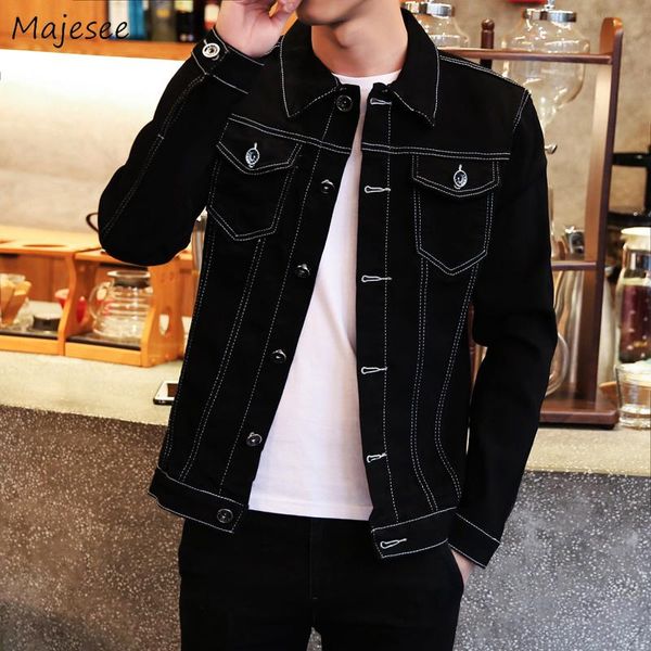 men's jackets men single breasted long sleeve mens turn-down collar solid denim jacket males clothes chic, Black;brown
men's jackets men single breasted long sleeve mens turn-down collar solid denim jacket males clothes chic, Black;brown