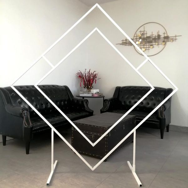 party decoration iron rhombus shelf geometric shaped arches backdrop birthday wedding stage background outdoor decorative flower stand
party decoration iron rhombus shelf geometric shaped arches backdrop birthday wedding stage background outdoor decorative flower stand